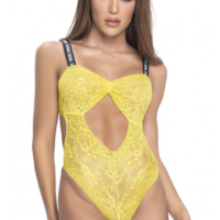 Body string dentelle florale bretelles larges