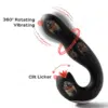 VIBRATEUR ROTATION POUR LE POINT G VIBRATION LÉCHEUR DE CLITORIS TÉLÉCOMMANDÉ CONCEPTION ERGONOMIQUE