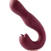 VIBRATEUR ROTATION POUR LE POINT G VIBRATION LÉCHEUR DE CLITORIS TÉLÉCOMMANDÉ CONCEPTION ERGONOMIQUE