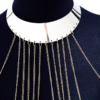 Chaine de corps avec tour de cou large. Bijoux de corps sexy & sensuel