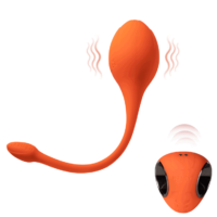 Oeuf vibrant connecté contrôlé par application. Vous pouvez sentir les vibrations monter et descendre à chaque pression