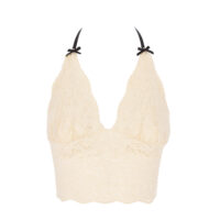 Nude Paris Collection, est composé avec notre collier de perles G, , le tout réalisé avec notre dentelle et perles noires