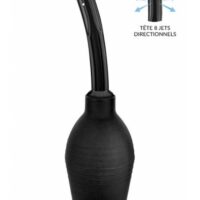 Poire de lavement d'une contenance de 310 ml avec 8 jets directionnels Conçue pour la toilette intime anale et vaginale