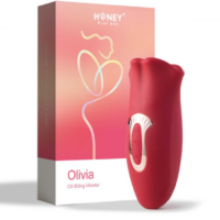 Percez dans vos zones de sensations fortes avec ce masseur sexuel oral doux, rose et vibrant! Olivia,