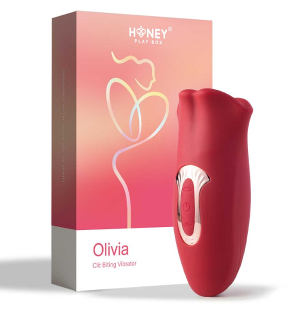Percez dans vos zones de sensations fortes avec ce masseur sexuel oral doux, rose et vibrant! Olivia,