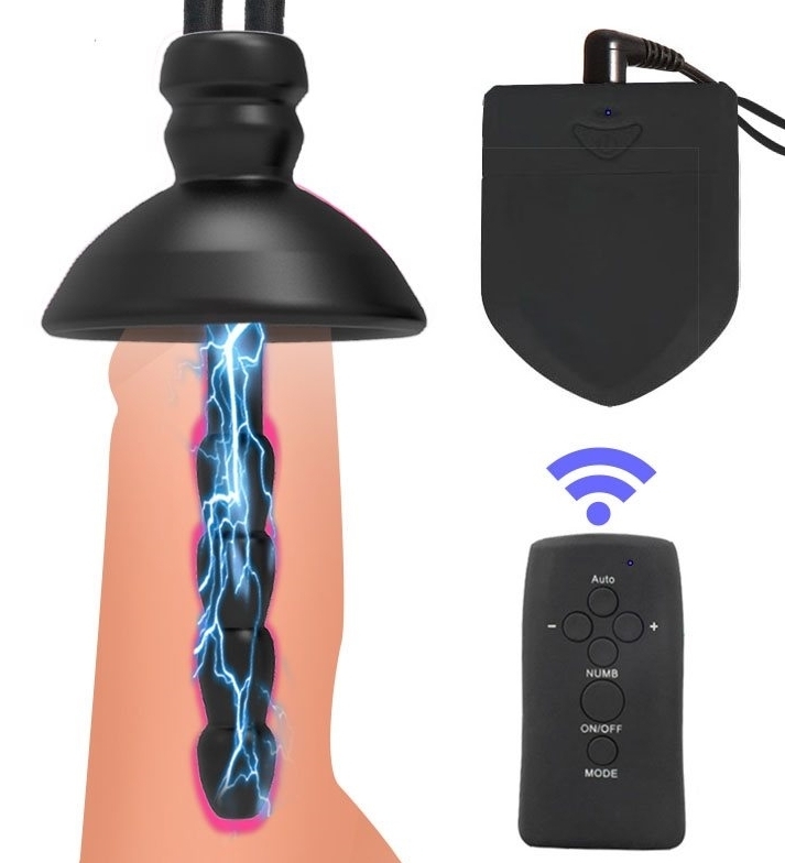 Ce kit d'électrostimulation sexuelle est composé d'un plug tunnel de 7.5 x 4cm avec une ouverture de 20mm & le plug penis !