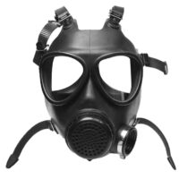 Le masque à gaz Rubber Play est conçu pour le jeu BDSM. Il comporte des globes larges pour les yeux
