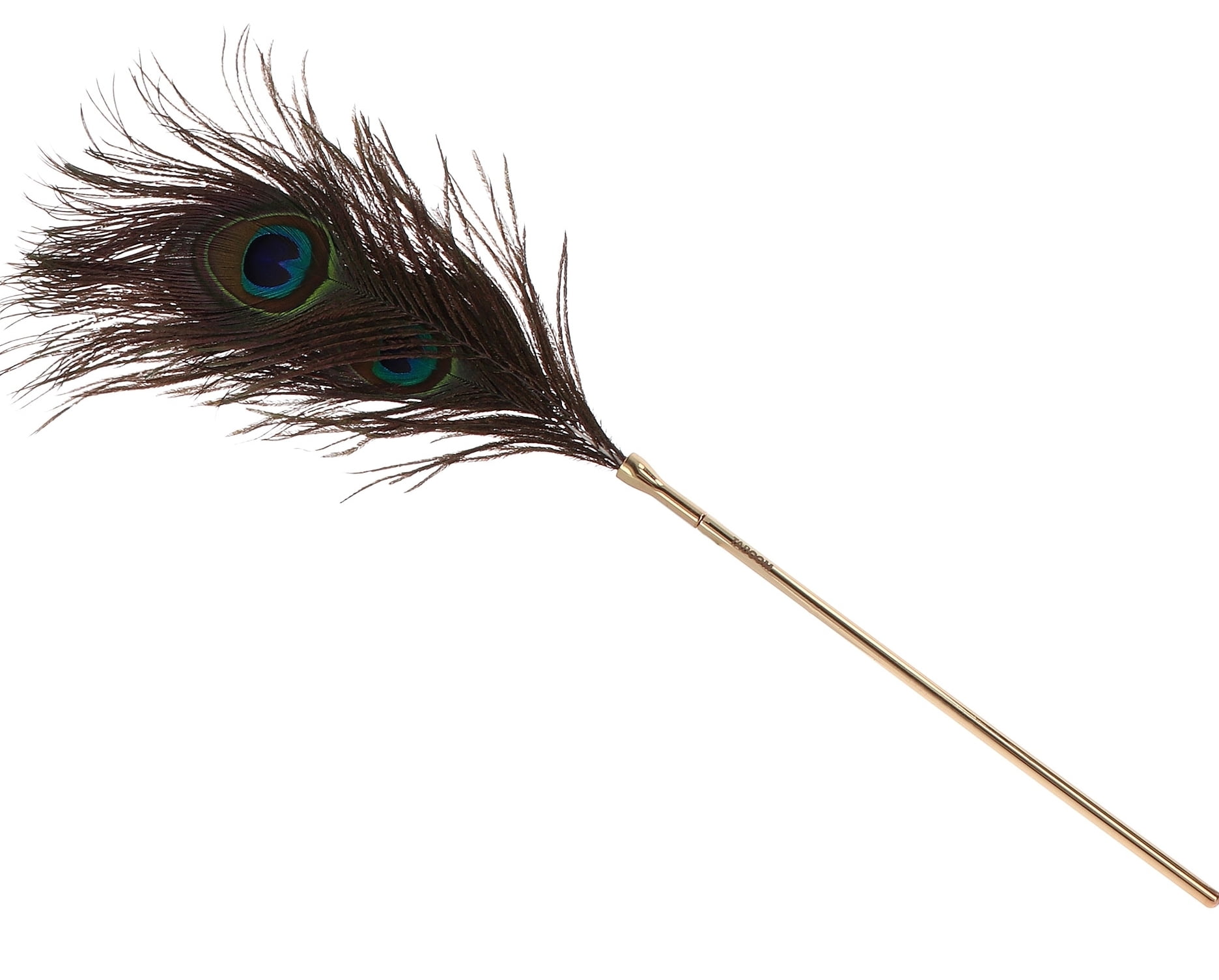 Tickle Peacock conçu avec une belle plume de paon. Elle vient caresser la peau délicatement