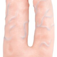 Un sextoy composé de 2 dildos qui s'insèrent ensemble pour simuler une double pénétration