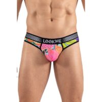String imprimé fruits et fleurs exotiques multi couleurs pour les hommes audacieux