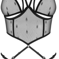 Top et string d’une collection Obsessive exceptionnelle. Ils fonctionneront parfaitement pendant les nuits romantiques ensemble