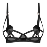Soutien-gorge moderne à armatures avec couvre-tétons intégrés en tissus premium flexibles