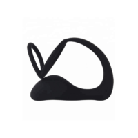 Stimulateur Prostatique dans un silicone doux et lisse avec sa partie plug à insérer et son cockring