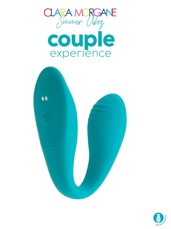 Un sextoy innovant de la collection Summer Vibe e, conçu pour stimuler simultanément le vagin, clitoris, pénis et point G