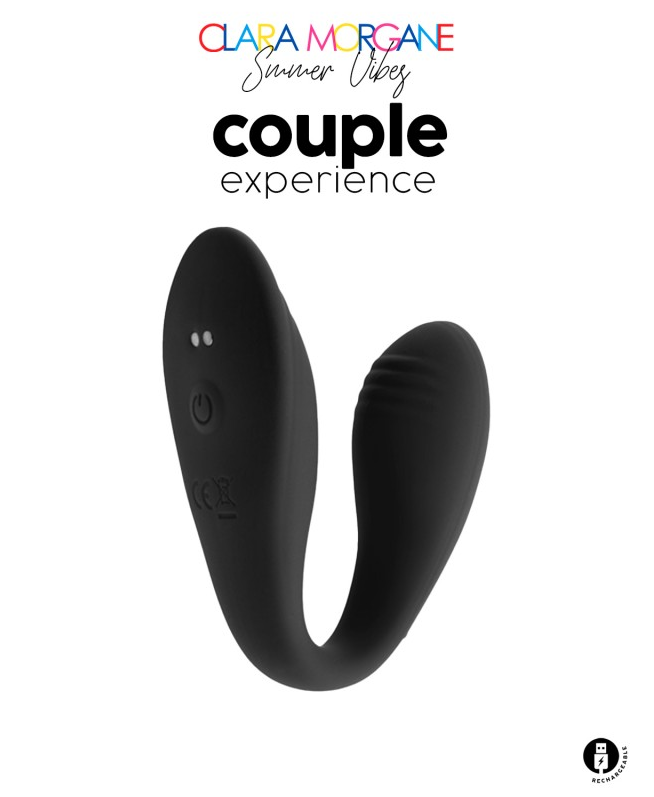 Un sextoy innovant de la collection Summer Vibe e, conçu pour stimuler simultanément le vagin, clitoris, pénis et point G