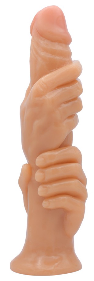 Le gode Fisted Grip de la marque Massive est un sextoy volumineux avec une forme originale