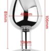 Ce plug bijou lumineux Light Led est un sextoy original, 13 couleurs différentes permettent d'apporter du fun,