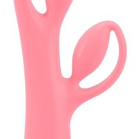 Vibro rabbit avec 12 modes de vibrations dont 4 spéciaux. Tête souple 13 x 5.2cm.