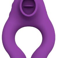 Double stimulateur avec 10 modes de vibrations et 10 mouvements de langue