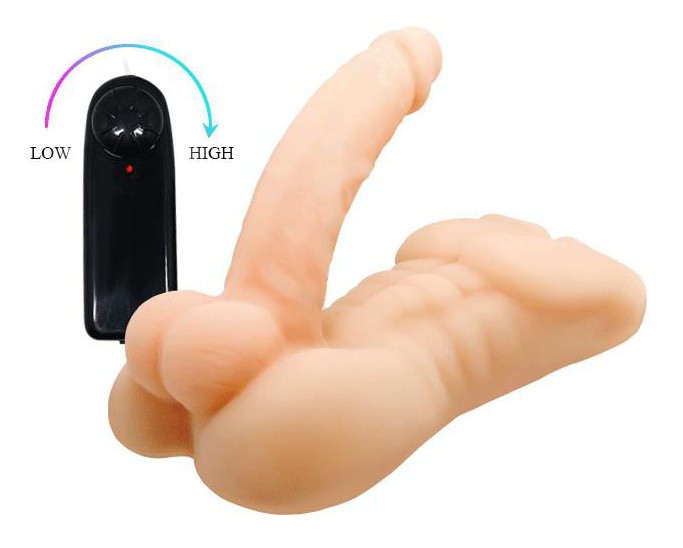 Le sextoy est composé d'un buste miniature de 19cm avec un dido de 13cm (largeur 3.5cm)