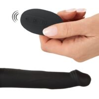 Sextoy avec 10 modes de vibrations et une forme idéale pour une double pénétration. Longueur insérable de 12 cm. Largeur maximale de 2.7 cm