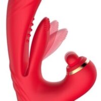 Vibro Rabbit avec 10 modes de mouvements de langues, 7 modes de tapotements et 3 modes de poussées avec vibrations